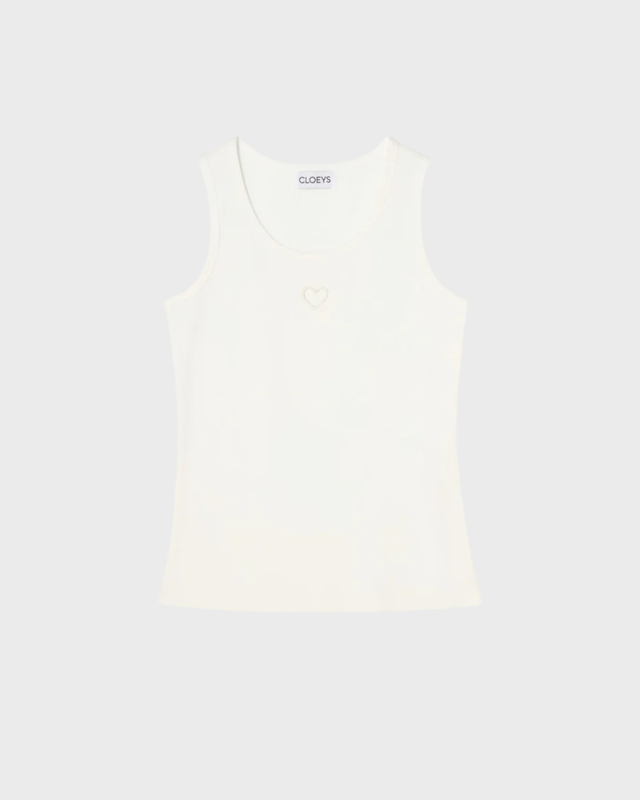 Tanktop Heart White