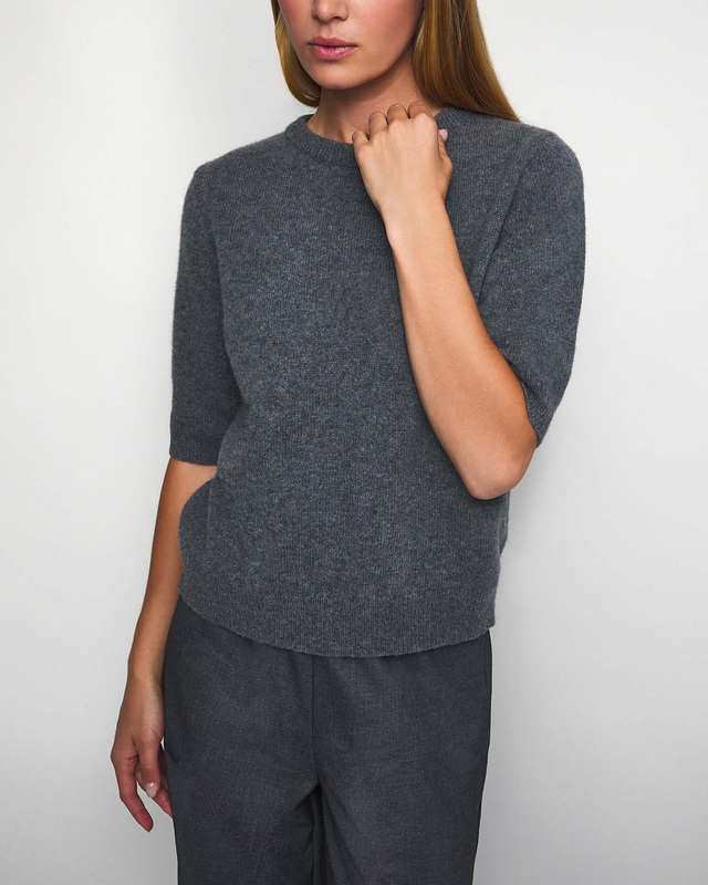 Wakakuu Icons Top London Wool Cashmere Grey M