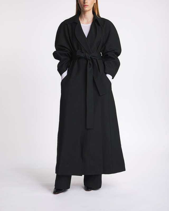 KHAITE Roth Coat Black US 2 ( EUR 34)