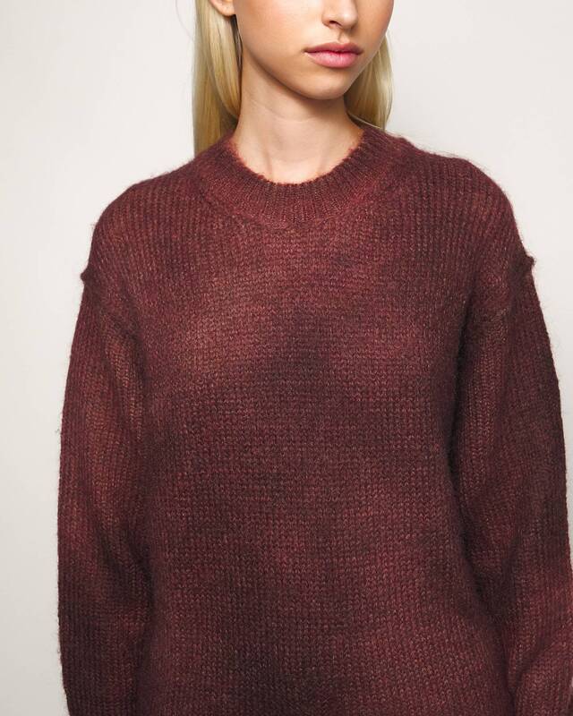 Acne Studios Sweater Knit Sprayed  Röd M