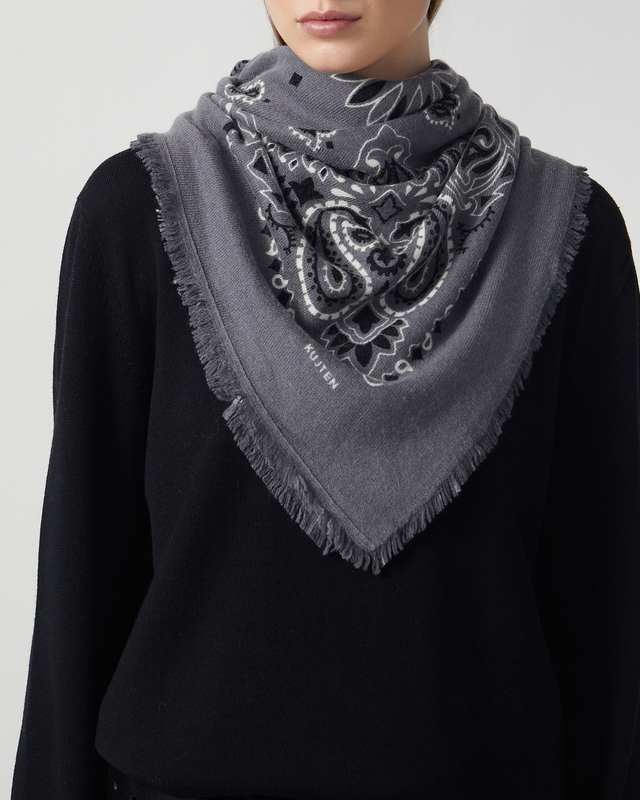 Scarf Hachiko Bico Mörkgrå