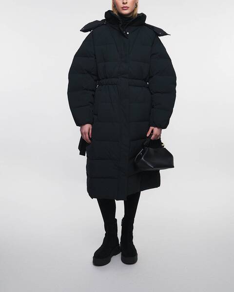 Jacket Tech Seersucker Puffer Black 2