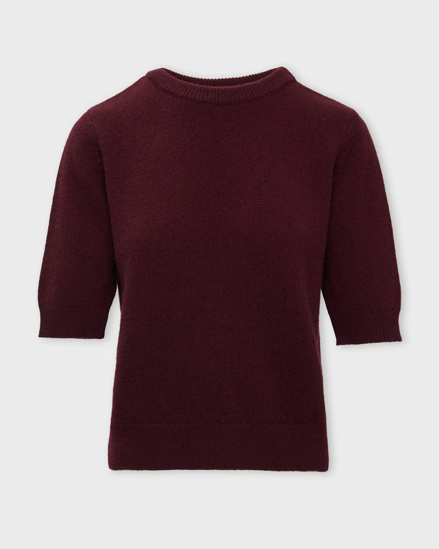 Wakakuu Icons Topp London Wool Cashmere Burgundy  L