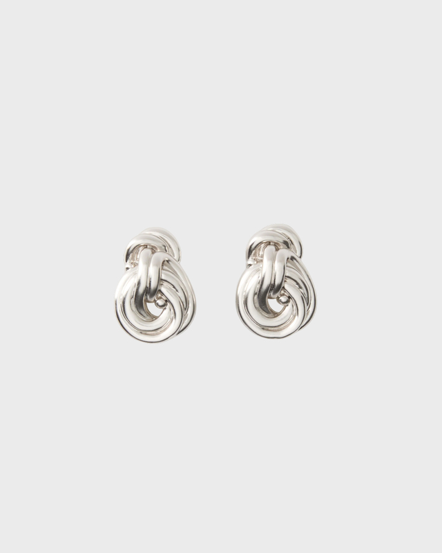 Earring Knot Silver