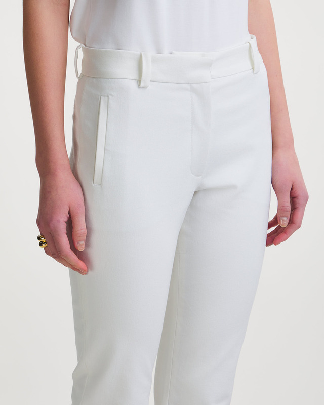 JOSEPH Trousers Light Gabardine Stretch Bing  Oyster 34