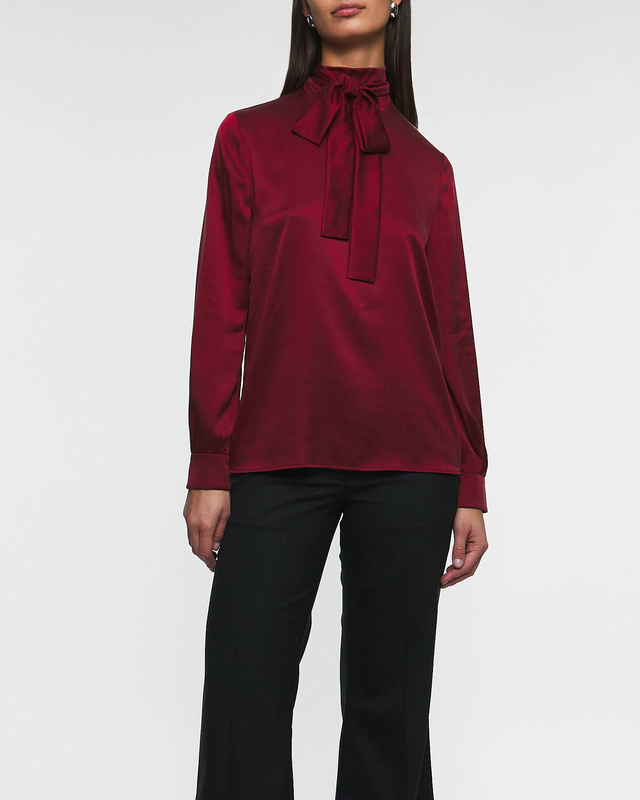 Max Mara Studio Blouse Marat Shirt Bordeaux IT 46 (EUR 40)