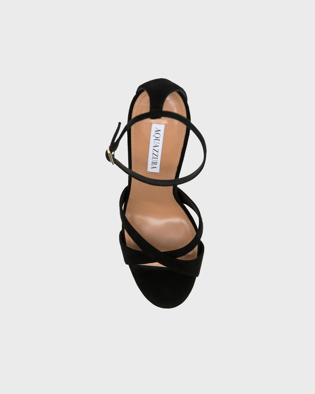 Aquazzura Klackskor Divine Sandal 105 Black EUR 36