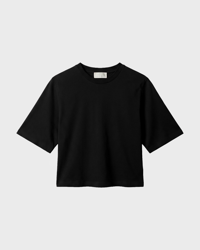 T-skjorte Padded Shoulder Black