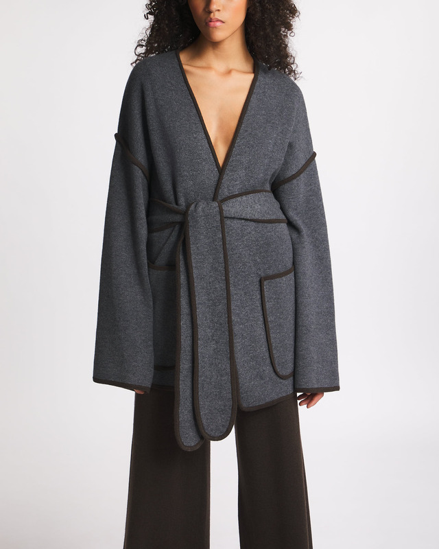 LISA YANG Cardigan Fiora Coat Cashmere Grå 0 (XS-S)