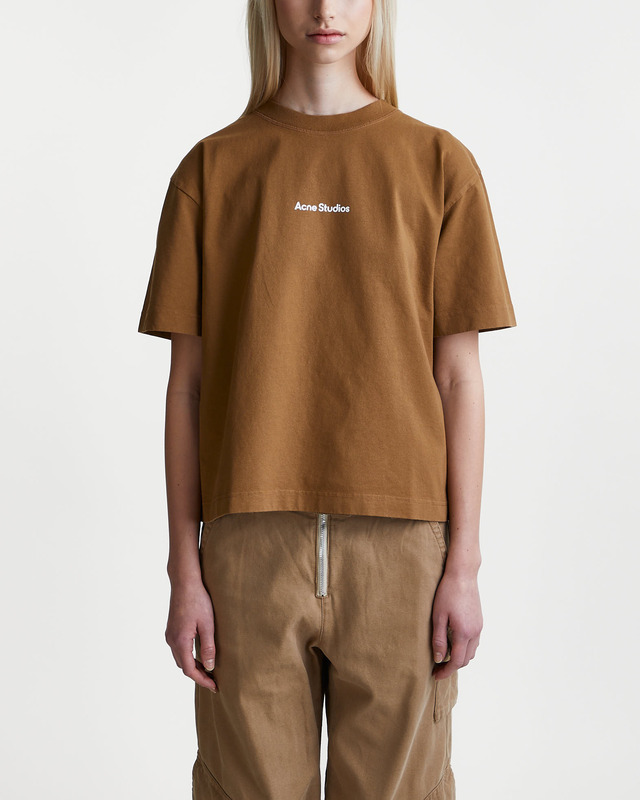 Acne Studios T-shirt Logo Mud XS