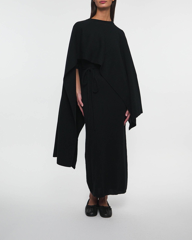 LISA YANG Poncho Kai Cashmere Black ONESIZE