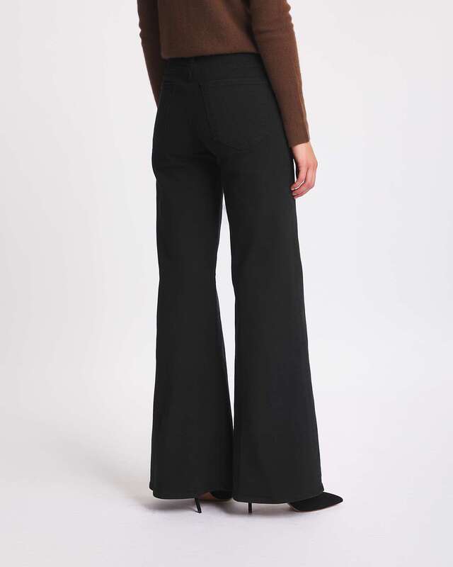 Mother Denim Jeans The Twister Snake  Black 28