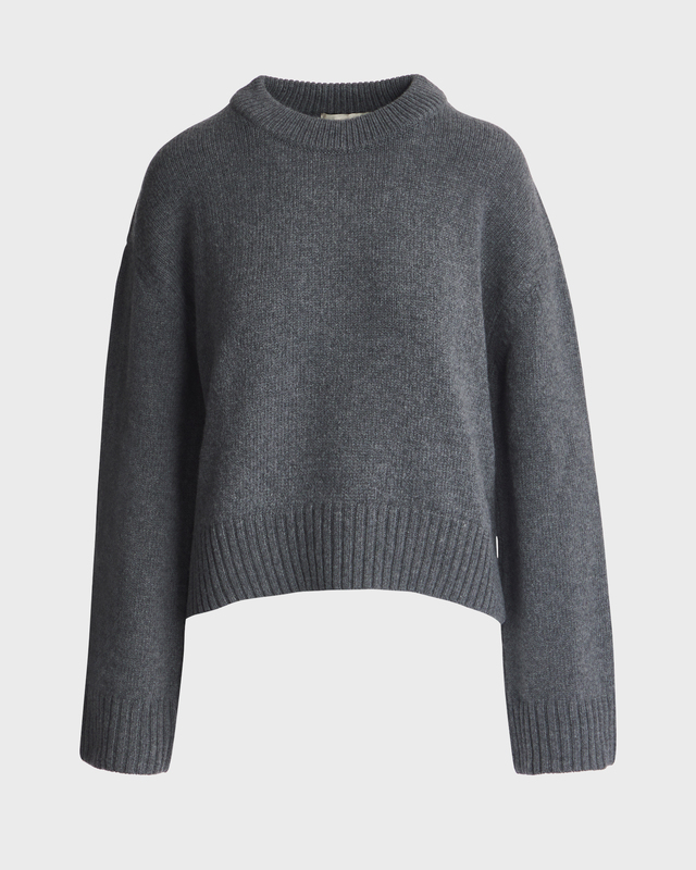 Wakakuu Icons Sweater Dublin Wool Cashmere Grey S