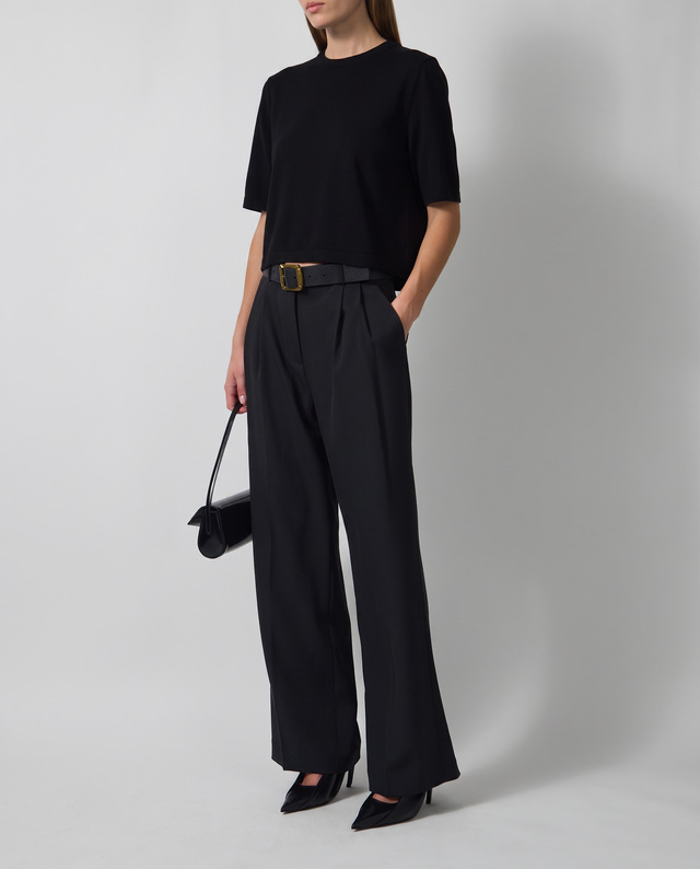 T-skjorte Padded Shoulder Black
