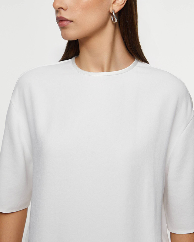 Vince T-shirt Dolman Elbow Slv  Offwhite M