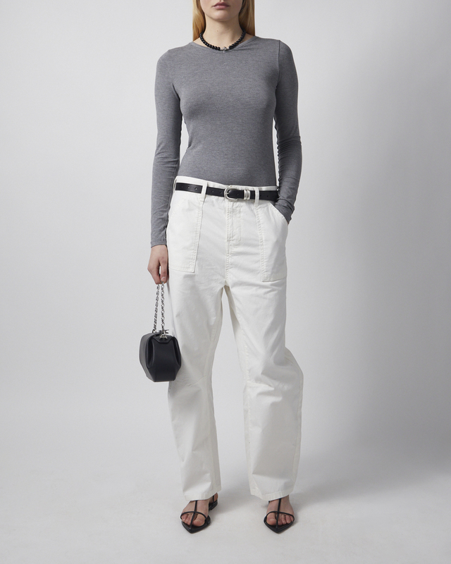 Top Zoe Modal Grey melange