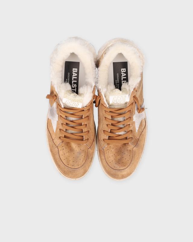 Sneakers Ball Star Suede Upper Shearling Cognac