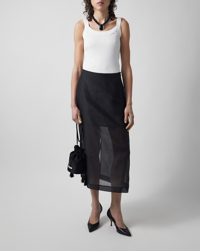 Kjol Esta Soft Organza Svart