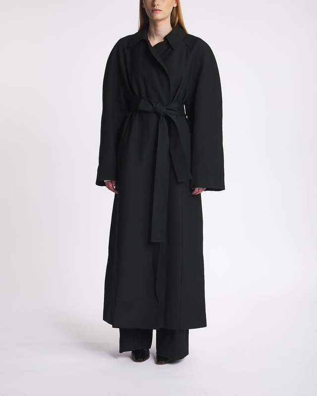 KHAITE Roth Coat Black US 2 ( EUR 34)