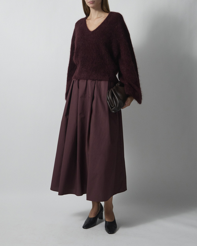 Maxinederdel Jorina Bordeaux