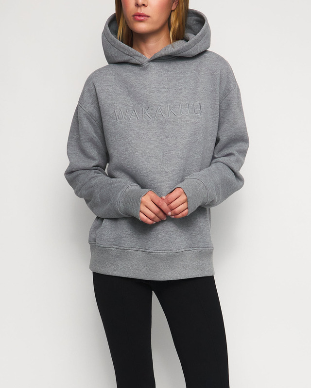 Wakakuu Wakakuu Unisex Hoodie Grey melange XXS