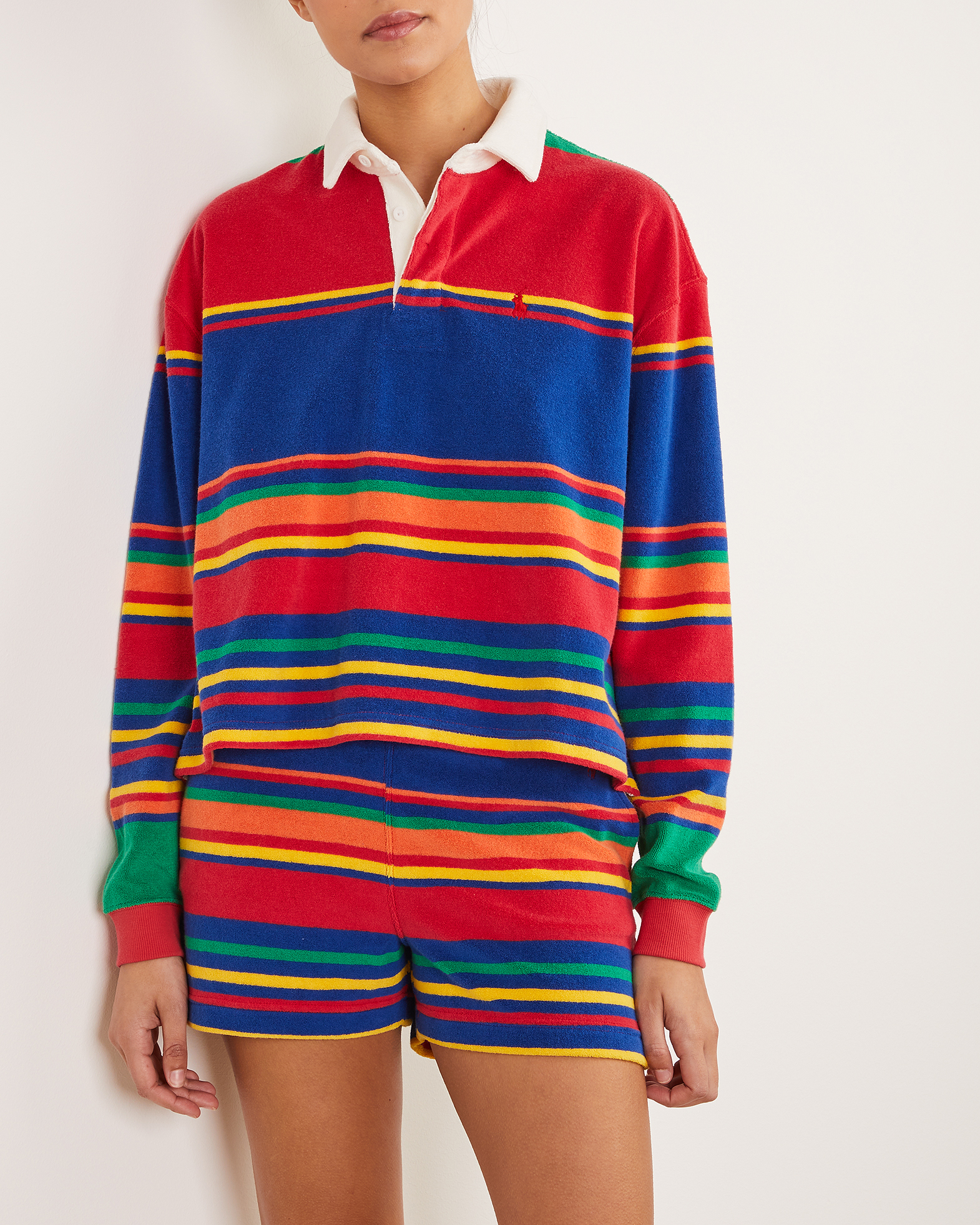 acne studios rainbow polo