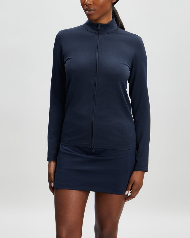 J Lindeberg Top Nancy Seamless Mid Layer Navy L