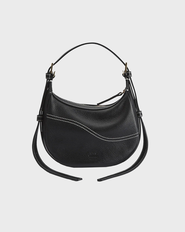 ATP Atelier Bag Silea Contrast Stitch Black ONESIZE