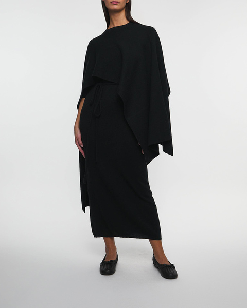 Poncho Kai Cashmere Black ONESIZE 2