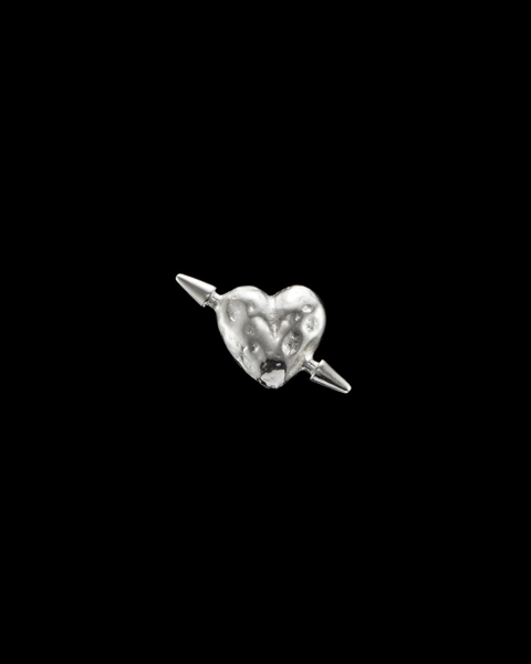 Örhänge Tuvstarr's Heart Ear Stud Silver ONESIZE 1