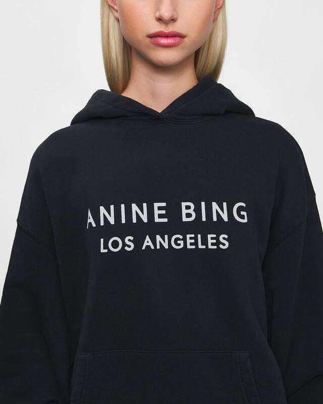 ANINE BING Tröja Alto Hoodie Svart M