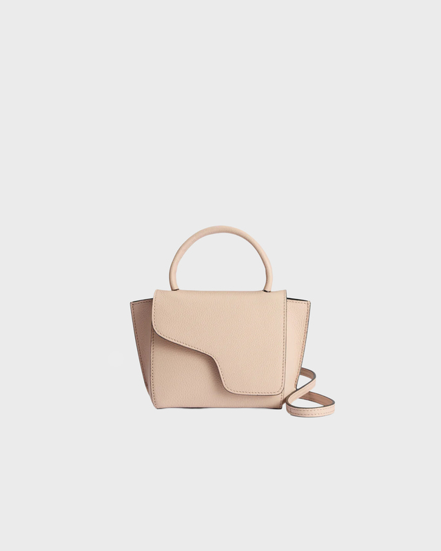Väska Montalcino Cipria Grained Calf Ljusrosa