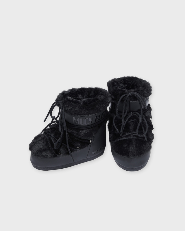 Boots Icon Low Faux Fur Black