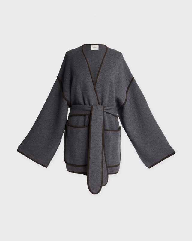 LISA YANG Cardigan Fiora Coat Cashmere Grå 0 (XS-S)