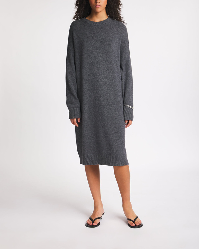 LISA YANG Dress Faye Cashmere Grey 0 (XS-S)