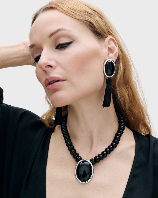 Örhängen Jude Svart