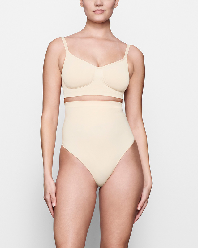Stringtruse Seamless Sculpt High Waist Sand