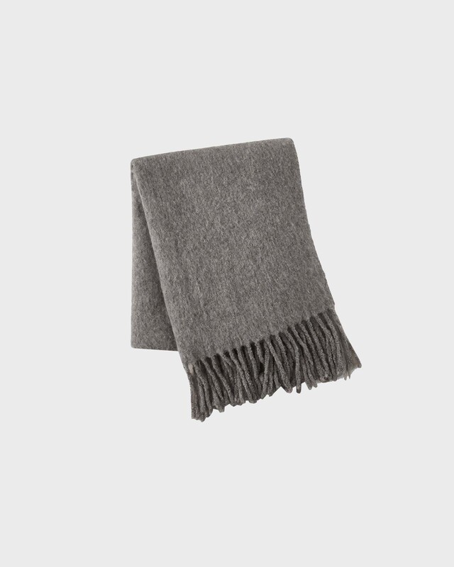 Teurn Studios Scarf Alpaca Grå ONESIZE