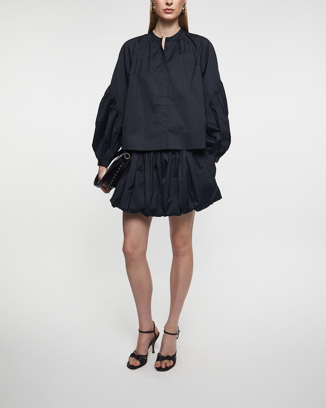 Blus Rowena Long Sleeve Noir