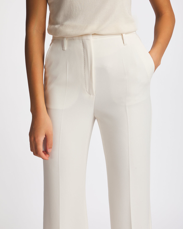 Max Mara Studio Trousers Alabama White IT 38 (EUR 32)