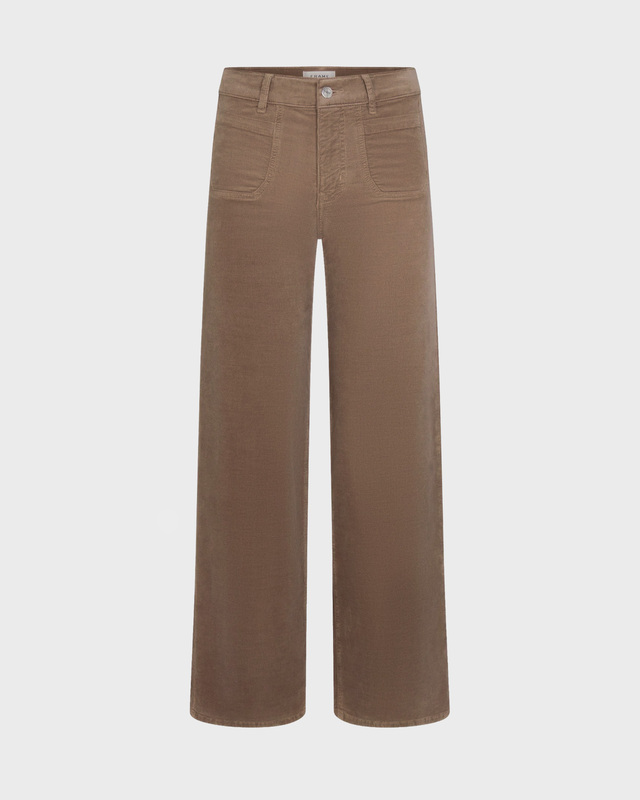 Bukser Le Slim Palazzo Modernist Pocket Corduroy Taupe