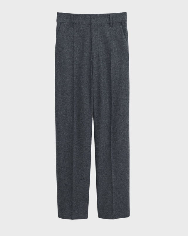 Filippa K Trousers Tapered Flannel Mörkgrå 36