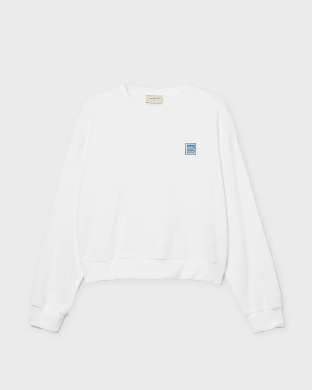 Tröja Relaxed Terry Vit
