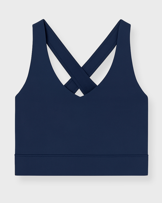 Bra Softsculpt V-Neck Cross Back Navy