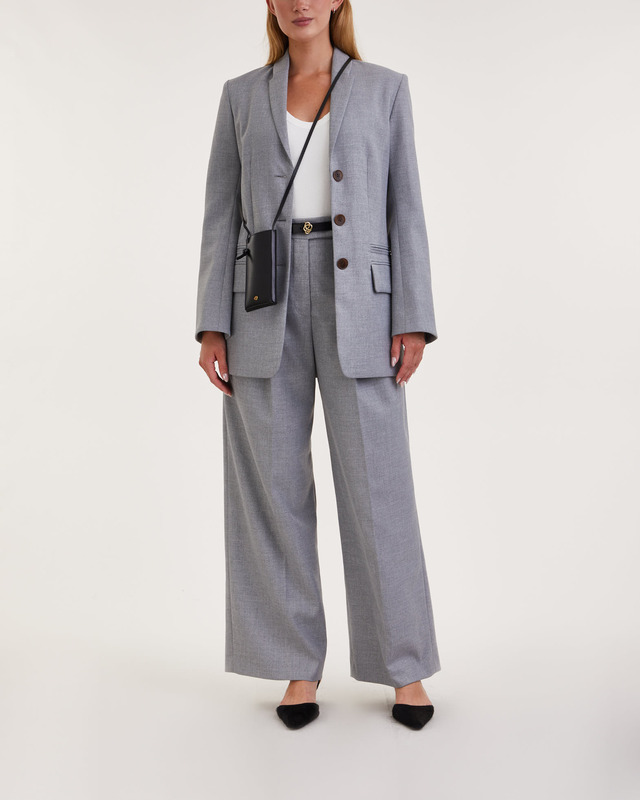 By Malene Birger Trousers Cymbaria Grey melange 36