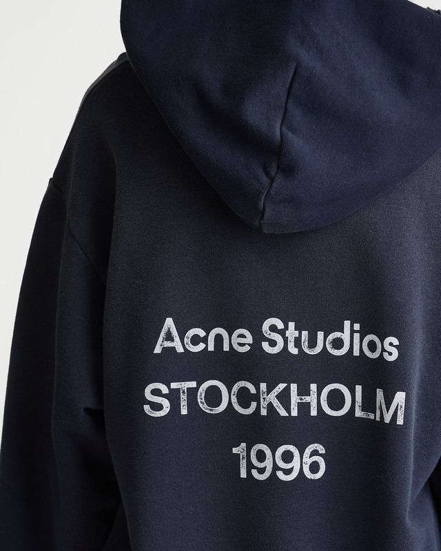 Acne Studios Tröja Hooded Logo Franziska  Svart XS