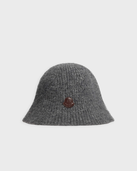 Bucket Hat Wool Mohair Grå 1