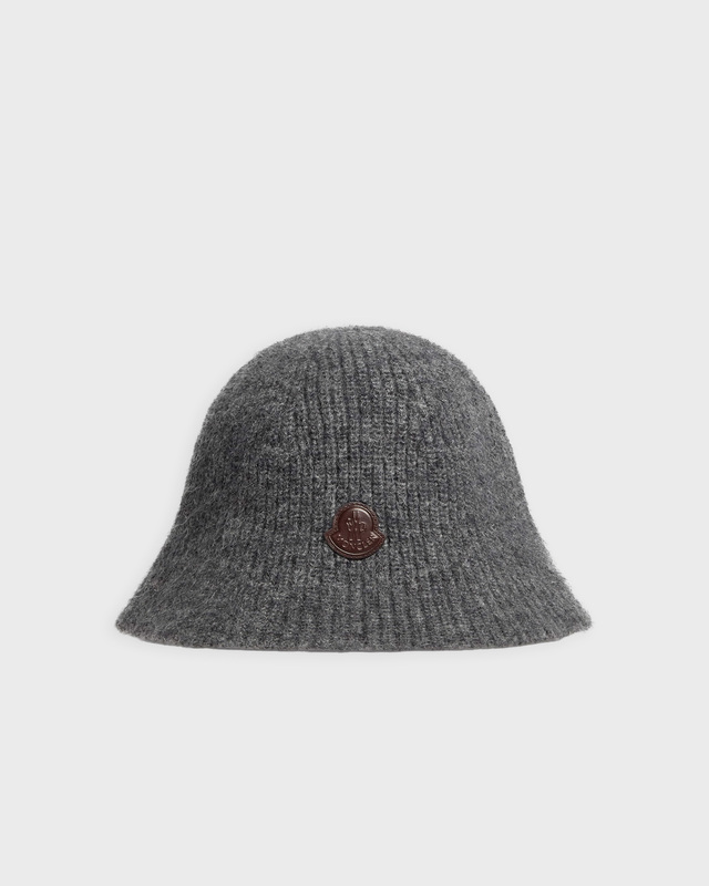 Moncler Bucket Hat Wool Mohair Grå M