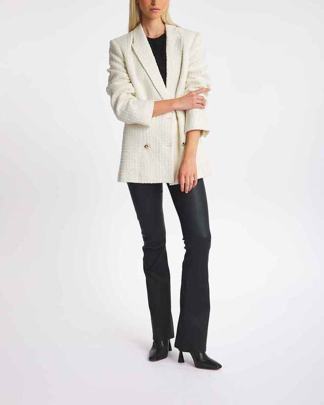 Anine Bing Jasmine Blazer Ivory M