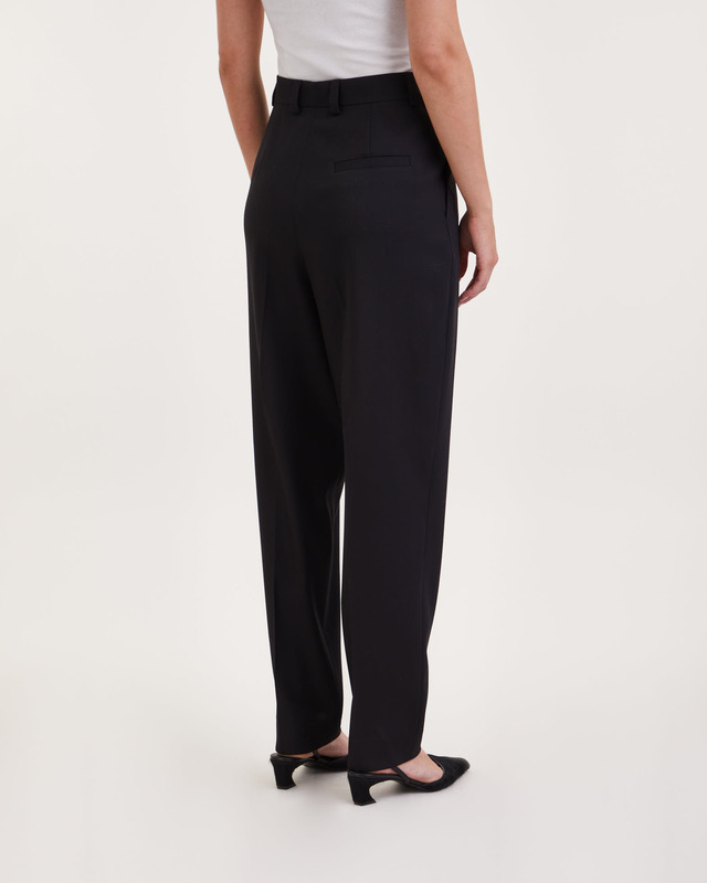 Teurn Studios Byxor High-Waisted Tapered Svart 34